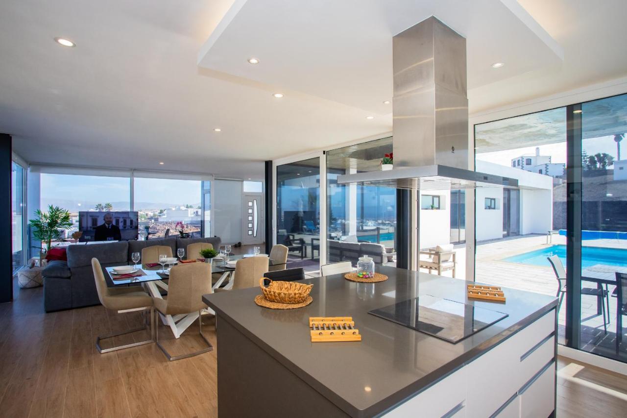 Eslanzarote Eco Villa Tony, Heated Pool, Jacuzzi, Sat Tv, Super Wifi La Costa 외부 사진