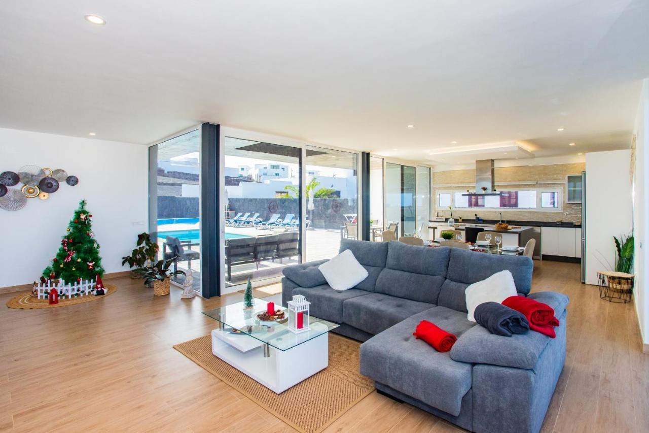 Eslanzarote Eco Villa Tony, Heated Pool, Jacuzzi, Sat Tv, Super Wifi La Costa 외부 사진
